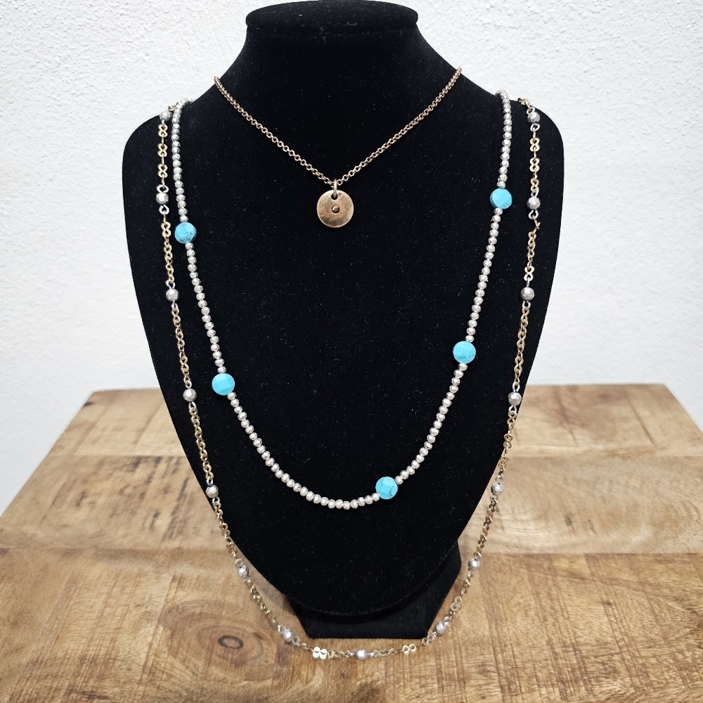 Lucky Brand 3 Layers Necklace #3